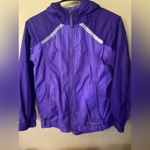 L.L. Bean Sz 8 Hooded Fleece Lined Winter Jacket! EUC!